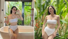 Lương Thuỳ Linh khoe body 'bỏng mắt' với bikini, fans khuyên nên tiếp tục thi quốc tế