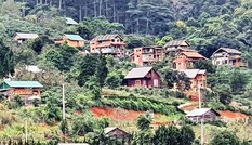 Kiểm tra, xử lý vụ xây ‘chui’ cả ngôi làng trên đất lâm nghiệp