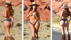 Demi Rose lại cởi đồ, chụp ảnh bán nude khoe đường cong 'chết người'