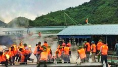 Clip đoàn cán bộ cưỡng chế ở Vân Đồn bị tấn công