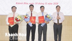 Khánh Hoà bổ nhiệm 4 lãnh đạo Sở Tài nguyên - Môi trường và Sở Xây dựng