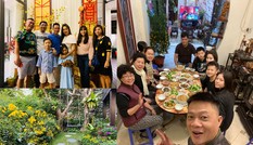 Sao Việt 30 Tết: BTV Quang Minh ăn tất niên 'theo hiến pháp và pháp luật'