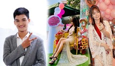 Bạn gái Mạc Văn Khoa mặc váy xẻ gợi cảm trong tiệc sinh nhật