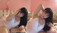 Quỳnh Kool tung ảnh mặc váy ngủ hững hờ, khoe nhan sắc xinh đẹp ngất ngây