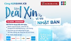 Cùng Agribank JCB săn Deal xịn, vi vu Nhật Bản
