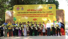 Độc đáo Hội thi 'Nhà giáo với ẩm thực 3 miền'