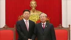 Thường trực Ban Bí thư tiếp Đoàn Đại biểu Đảng Cộng sản Trung Quốc