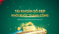 Tài khoản số đẹp – Khởi bước thành công cùng SCB