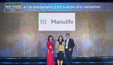 Manulife Việt Nam - nơi làm việc tốt nhất ngành bảo hiểm 3 năm liền
