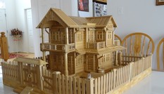 Tác phẩm nghệ thuật từ tre qua bàn tay khéo léo của chàng trai khuyết tật
