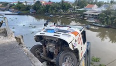 Tạm giữ hình sự tài xế gây sập cầu ở Tiền Giang