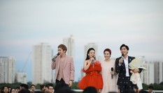 Minh Xù, Hải Yến song ca ăn ý với Tăng Phúc trong live concert trên sân thượng