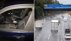 Nhoài người ra cửa sổ ô tô để quay clip đăng lên mạng, cô gái lộn nhào xuống đường cao tốc