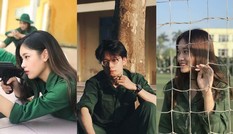 Dàn “nam thanh nữ tú” Đại học Kinh tế Quốc dân gợi ý tip chụp ảnh xinh trong kỳ quân sự