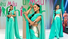 Hoa hậu H’Hen Niê hóa thân thành công chúa Jasmine, thị phạm cho “Siêu mẫu nhí“