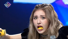 Lý do Jeon Somi phải ăn một quả chanh cực chua sau khi giành cúp show M!Countdown