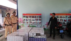 Ô tô tự gây tai nạn trong hầm Thủ Thiêm chở gần 16.000 bao thuốc lá