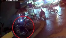 Xe máy lọt hố sâu không rào chắn trên đường đang thi công ở Sài Gòn, một người bị thương