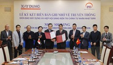 Báo Xây dựng hợp tác truyền thông với đối tác Nhật Bản