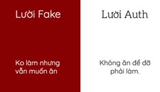Từ điển “lười fake”, “lười auth” - Đến hội lười cũng... gạt lười mà “thả tim” ầm ầm