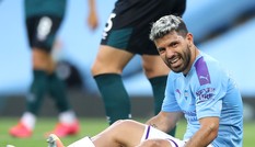 Ngôi sao Aguero lại mang tin cực buồn tới cho Man City