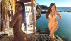 Demi Rose tung ảnh bán nude 'bỏng mắt' hậu ‘bảo dưỡng’ vòng ba ngoại cỡ
