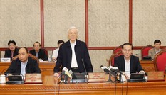 Bộ Chính trị làm việc với Ban Thường vụ Thành ủy Hà Nội