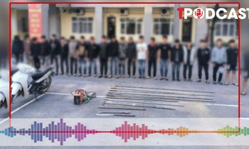 HÌNH SỰ: Bắt 16 thiếu niên mang ‘phóng lợn’ đi đánh nhau