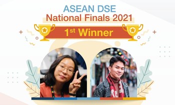 2 sinh viên Việt Nam đăng quang tại Cuộc thi Khám phá Khoa học dữ liệu ASEAN 2021