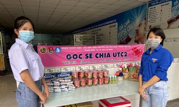 “Góc sẻ chia” hỗ trợ sinh viên trong mùa dịch