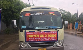 Những chuyến xe, chỗ ở miễn phí tiếp sức sĩ tử
