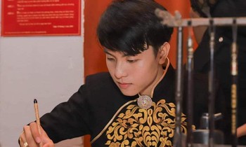 Những bức tranh độc đáo của “Thuận thư pháp”