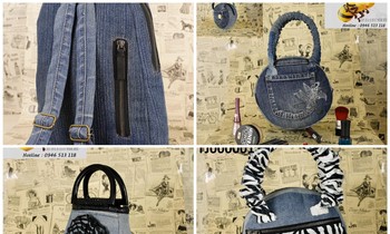“Tái sinh” đồ jeans cũ thành những sản phẩm độc đáo