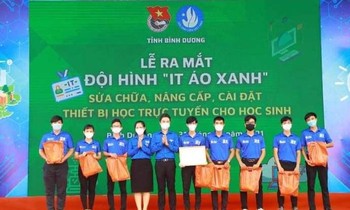 Hội Sinh viên tỉnh Bình Dương triển khai hiệu quả chương trình ‘Gia sư áo xanh’ và ‘IT áo xanh’
