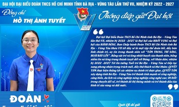 Chị Hồ Thị Ánh Tuyết tái đắc cử Bí thư Tỉnh Đoàn Bà Rịa – Vũng Tàu