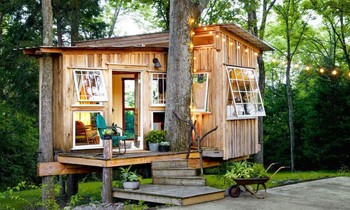 Phát sốt với những ngôi nhà nhỏ giữa rừng thi vị và đẹp như mơ