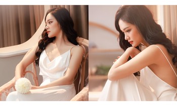 Người mẫu Phan Thương hóa nàng thơ trong bộ ảnh đón tuổi mới