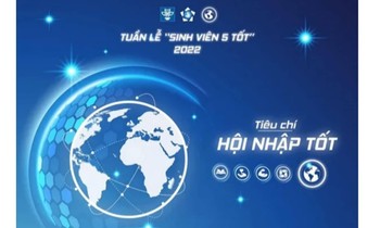 Tuần lễ 'Sinh viên 5 tốt' Hội Sinh viên Trường Đại học Kiến trúc Hà Nội