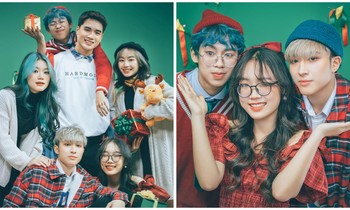 Thời trang sắc màu xuống phố mùa Noel