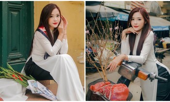 Nét duyên dáng của cô gái Hà Nội trong mọi nẻo phố phường