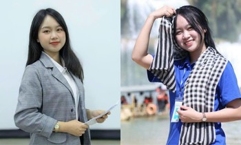Nữ sinh Nhân văn yêu thích nghề cầm mic, nhiệt huyết trong công tác Đoàn - Hội