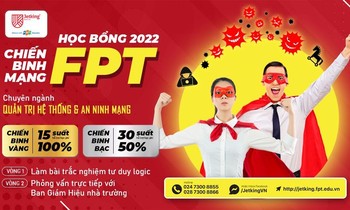 Sinh viên đạt học bổng Toàn phần ngay khi học THPT