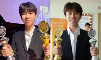 Nam sinh 17 tuổi đạt 2 giải vàng, bạc piano tại Asia Pacific Arts Festival