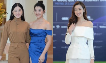 Hoa hậu Đỗ Mỹ Linh đẹp rạng rỡ trong bộ váy được yêu thích nhất showbiz Việt đầu năm nay
