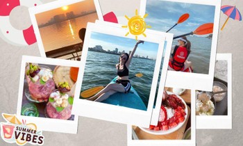 Giới trẻ Hà Nội làm gì để giải nhiệt: Chèo SUP Hồ Tây ngắm hoàng hôn và gì nữa?