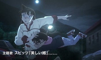 Hóa ra phim "Tàu Ngầm Sắt Màu Đen" vẫn có khoảnh khắc ngọt ngào của Conan và Ran