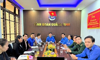 Tỉnh Đoàn Quảng Bình xây dựng phương án xử lý kết quả sau bão số 6 Trami