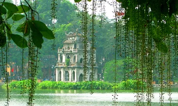 Tháp Rùa. Ảnh: Xuân Phú