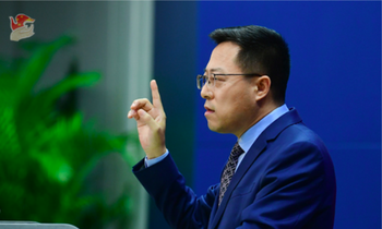 Phát ngôn viên Bộ Ngoại giao Trung Quốc Triệu Lập Kiên. (Ảnh: BNG TQ)
