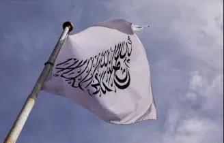 Cờ của Tiểu vương quốc Hồi giáo Afghanistan. (Ảnh: Reuters)